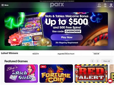 parx casino online support